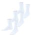 FALKE Family 3-Pack katoen multipack sokken kinderen wit - maat 27-30