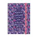 Finocam 742232523 Personal Diary 2023 Multicolour Floral Pattern Spiral Binding