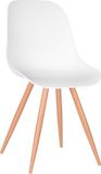 LABEL51 Chaise de salle à manger Rimini - Blanc