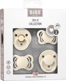 BIBS Try-it collection Fopspeen - 6-18 mnd - 4-pack - Ivory