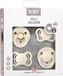 BIBS Try-it collection Fopspeen - 6-18 mnd - 4-pack - Ivory