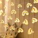 Guirlande lumineuse arc-en-ciel, 3 mètres, 20 LED, fonctionne avec pile, lumière blanc chaud
