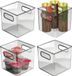 mdesing Set de 4 boîtes de rangement avec poignées