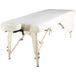 Master Massage Tafel flanel blad set 3 in 1 ligdeken, platte plaat, kussensloop voor gezicht wit