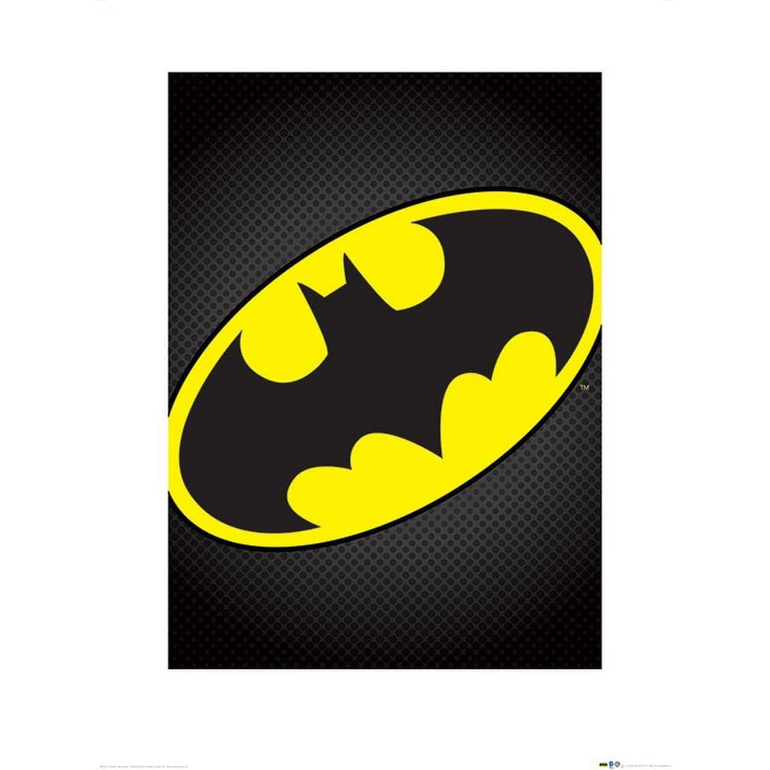 Pyramid dc comics batman symbol kunstdruk 60x80cm