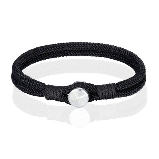 LGT JWLS Lookinggoodtoday Paracord Heren Armband met Schroef-21cm