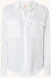 Levi's Doreen blouse - linnenblend - borstzakken