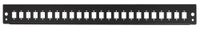 LogiLink FB2401B Front plate, 24 ports, Fiber, SC/LC, Black