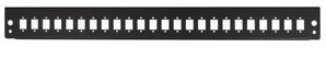LogiLink FB2401B Front plate, 24 ports, Fiber, SC/LC, Black
