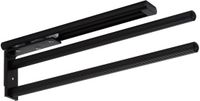 SOTECH Aluminium Handdoekhouder TED 2-armig zwart mat