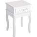 Commode moderne avec tiroir, table de nuit en bois, meuble multifonction