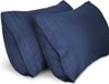 Lirex Taies d'oreiller (2 Pièces), 50 x 101 cm, Bleu