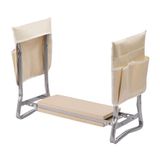 Relaxdays Kniebank, Opvouwbaar, Beige