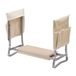Relaxdays Kniebank, Opvouwbaar, Beige
