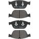 Brembo A.B.S. All Brake Systems Remblokken – Set 4-delig – Incl. Slijtage-indicator – ECE-R90
