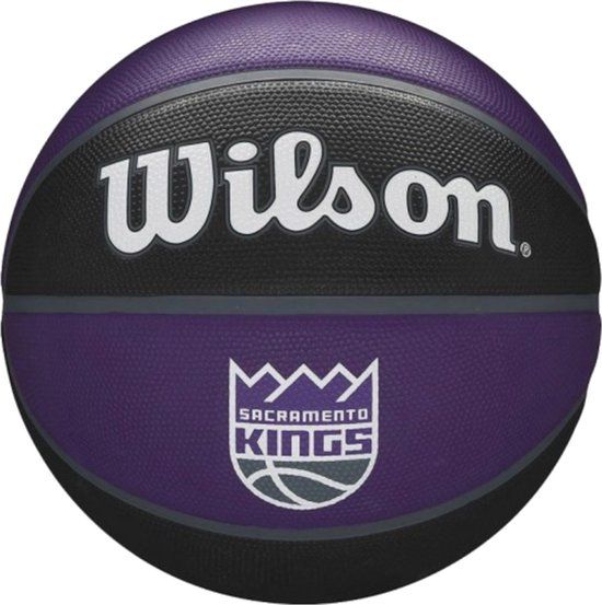 Wilson NBA Team Tribute Kings Basketball - Purple - Size 7