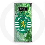 Samsung Galaxy S8 hoesje Maniacase scp sportieve portugal groene achtergrond