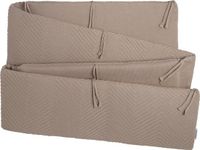Baby's Only Boxbumper Grace - Boxomrander met visgraatmotief - Parkomranding - Beige - 330x28 cm