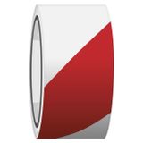 EMOS Afzetlint 75 mm/250 m, wit/rood