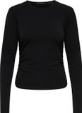 ONLY PGMIRA LIFE L/S RUCHING TOP JRS Meisjes Lange mouwen shirts Zwart M