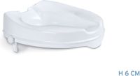 Moretti Toiletverhoger - 6 cm hoog - Wit