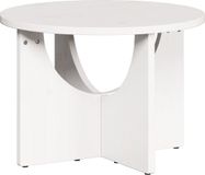 vidaXL - Salontafel - Wit - 50 x 50 x 35 cm - Massief grenenhout