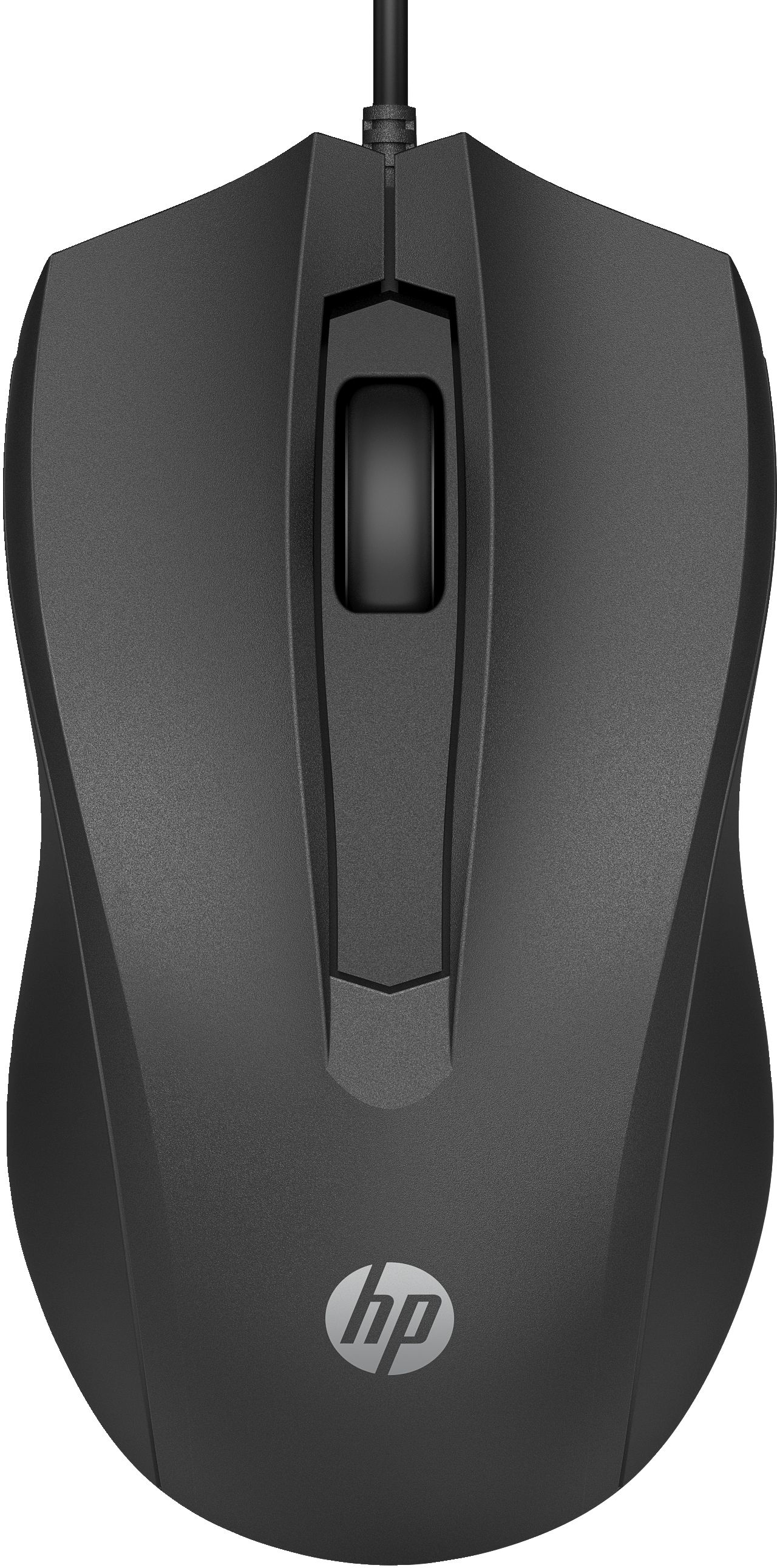 HP 105 - Muis - optisch - met bekabeling - USB-A - zwart