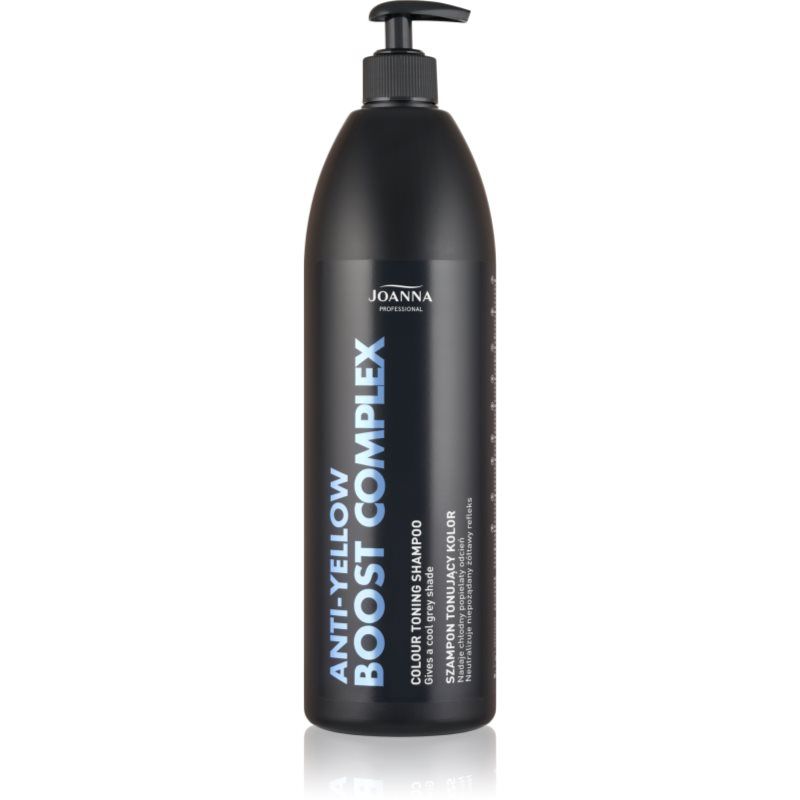 Joanna Professional Anti-Yellow Boost Complex Szampon tonujący kolor - popielaty 1000 ml