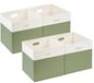 Omgoods - Boîtes de rangement pliables 28 x 28 x 28 cm, Set de 4