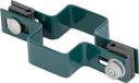 Strend Pro EUROSTANDARD Tussenbeugel, 60x40 mm, vert, Zn+PVC, RAL6005, pour poteau rectangulaire