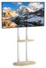Merkloos In Hoogte Verstelbare TV-Standaard met 2 Planken voor 40-75 Inch Televisies