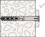 Fischer 503000 SXRL T Frame Fixing - Grijs