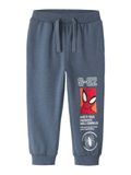 NAME IT Broek 'NMMACTOR SPIDER' opaal / donkeroranje / kersrood / zwart