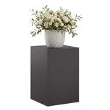 vidaXL Plantenstandaard Zwart 40 x 40 x 60 cm Staal