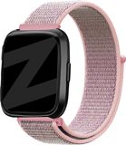 Bandz Fitbit Versa (2) nylon band 'Classic' (pink sand)
