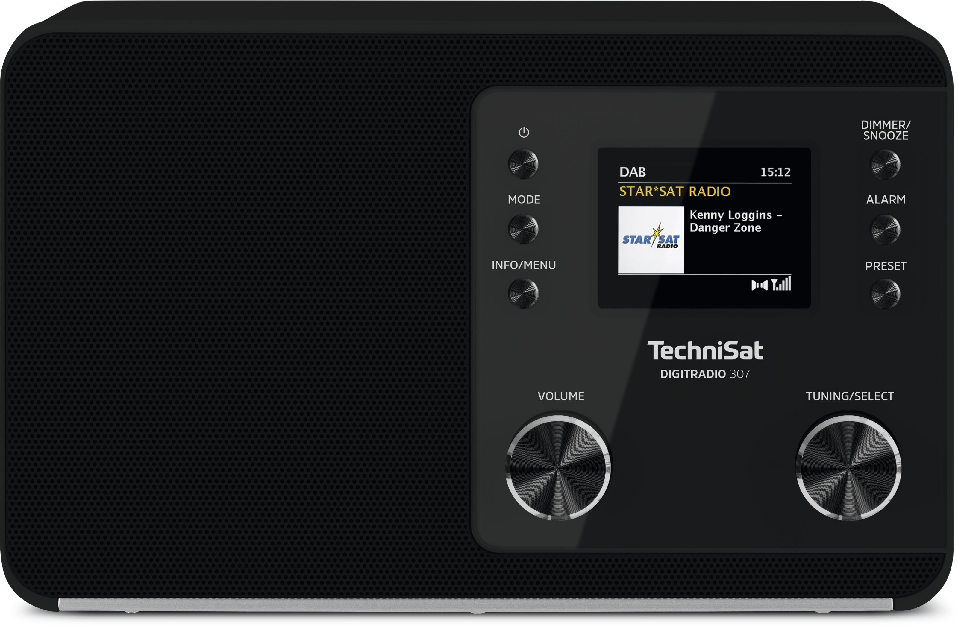 TechniSat DIGITRADIO 307 Personal Radio - DAB+, FM, Black