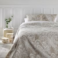 Atmosphera Luxe dekbedovertrek MARIE beige 240 x 260 cm met slopen