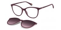 Polaroid PLD 6138/CS PLUM PLUM/VIOLET CLIP-ON 53/16/145 Vrouwen Zonnebril