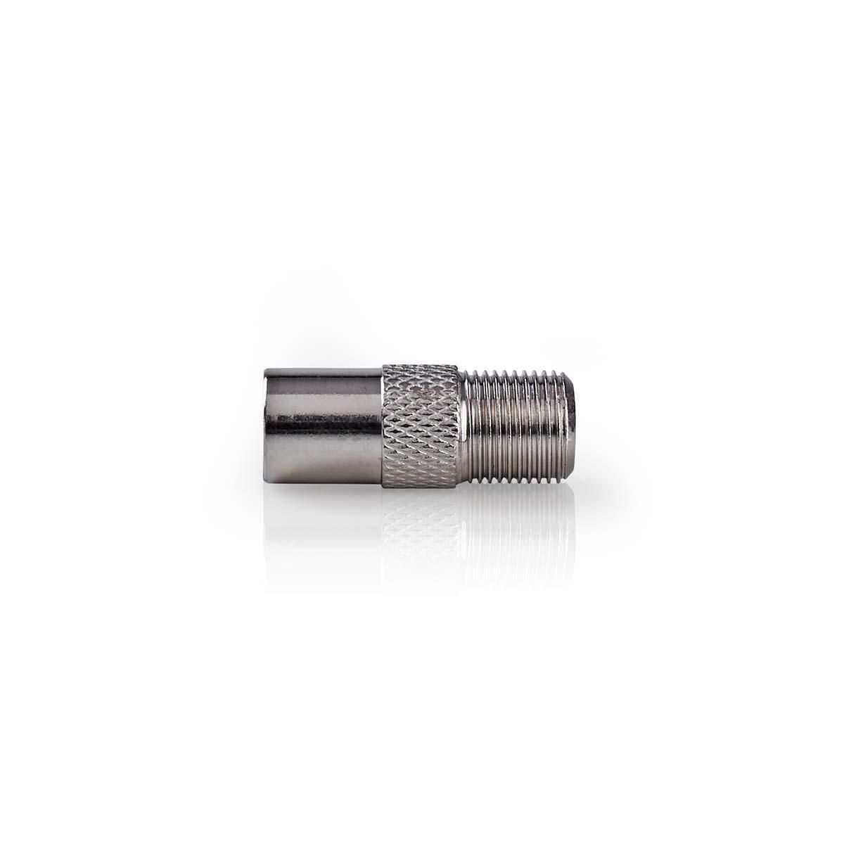 Nedis CSGP41954ME - Antenne Connector - Coax - Zilver - 10 stuks