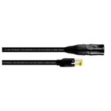 Cordial 15548 RJ45 Netwerkkabel, patchkabel CAT 5e S/UTP 2.00 m Zwart PUR-mantel
