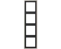 Jung Aluminium/Staal/Chroom Afdekraam Schakelmateriaal - ES2984 - E28CP