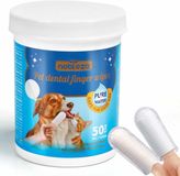 Nobleza Gebitsreinigingsdoekjes - Vingerhoedjes met tandpasta - Dental vingerpads - 50 Stuks
