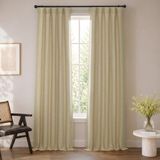 HPD Half Price Drapes Bellino kamer verduisterende gordijnen 274 cm lange gordijnen voor slaapkamer en woonkamer (1 paneel), 50 W x 108 l, gember