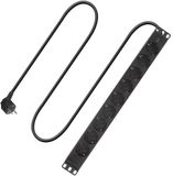 ACT Stekkerdoos PDU 19" CEE7/7 9-voudig type F, 3m H05VV-F 3G1.5 PD3002