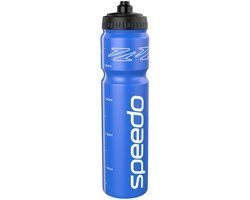 Speedo Waterfles 1 Liter - Blauw/Wit