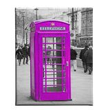 Homemania Afbeelding Londen steden en landschappen voor woonkamer, slaapkamer, meerkleurig, 45 x 3 x 70 cm, HM20KNV45 x 70 – 14, polyester, hout