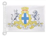 AZ FLAG Bootvlag Wapen van Marseille 45x30 cm