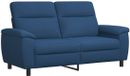 vidaXL Sofa Blue 178 x 90 x 95 cm Fabric