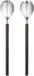 Georg Jensen Bernadotte Salad Servers - Black Oak