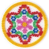 Hama Strijkkralen Grondplaat Rond Groot - Wit